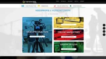 Website Screenshot: nanoware media - nanoware media | Videoprofis und Werbenetzwerk - Date: 2023-06-23 12:07:44