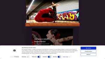 Website Screenshot: Flamenco Wien Andrea Narten - Flamenco Wien - Andrea Narten - Date: 2023-06-26 10:26:35
