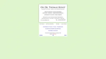 Website Screenshot: HNO Wien Dr. Thomas Kunst - HNO 1130 Wien - Dr. Thomas Kunst - Nasenchirurgie - Date: 2023-06-14 10:44:04