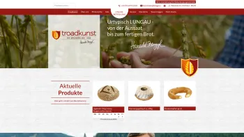 Website Screenshot: Naturmühle - Naturbäckerei Hager - Troadkunst | Bäckerei Harald Binggl - Date: 2023-06-23 12:07:44