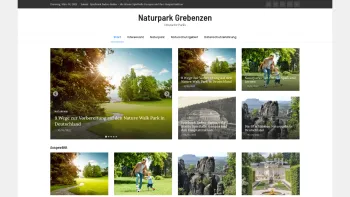 Website Screenshot: Tourismusverband Naturpark Grebenzen Herzlich - Naturpark Grebenzen - Deutsche Parks - Date: 2023-06-23 12:07:44
