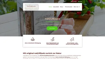Website Screenshot: Roswitha Böhm Naturprodukte GmbH - nat(UR)salz - Date: 2023-06-14 10:37:07