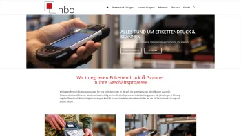 Website Screenshot: nbo vertriebs GmbH - Etikettendruck & Scanner - individuelle Lösungen, nbo Wiener Neustadt - Date: 2023-06-23 12:07:44