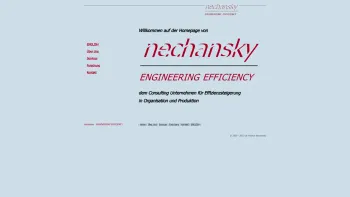 Website Screenshot: nechansky ENGINEERING EFFICIENCY - nechansky - ENGINEERING EFFICIENCY - Date: 2023-06-14 10:44:04