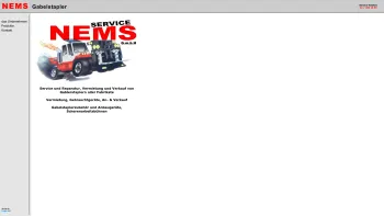 Website Screenshot: Nems Ges.m.b.H. - Gabelstaplerservice - Nems Gabelstapler - Date: 2023-06-23 12:07:47