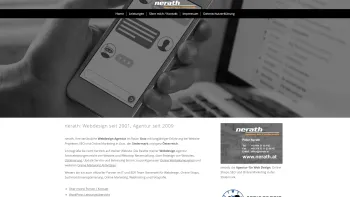 Website Screenshot: nerath | Die Webdesign Agentur - Web Design Agentur nerath, Webdesign Graz und Österreich - Date: 2023-06-15 16:02:34