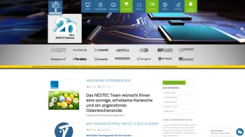 Website Screenshot: NESTEC Scharf OEG - NESTEC - Ihr IT Security Distributionspartner in Österreich - Date: 2023-06-23 12:07:47