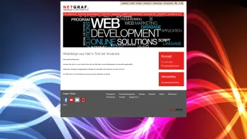Website Screenshot: Netgraf Webdesign - Webdesign in Innsbruck von Netgraf Webdesign & Internetservice aus Hall in Tirol - Die Internet-Agentur mit besten Referenzen. Webdesign Innsbruck Homepage Tirol - Date: 2023-06-14 10:44:04