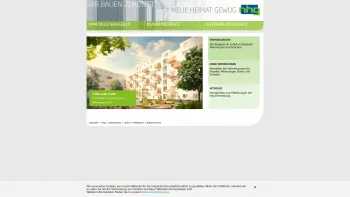 Website Screenshot: Neue Heimat - Neue Heimat Gewog - Date: 2023-06-14 16:37:50