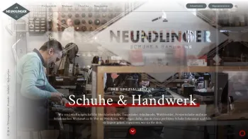 Website Screenshot: Schuhmoden Neundlinger - Neundlinger | Ihr Spezialist für Schuhe & Handwerk - Date: 2023-06-23 12:07:53
