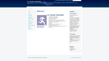 Website Screenshot: Dr. Claudia Thaler-Wolf Fachärztfür Neurologie) - Home - Date: 2023-06-23 12:07:53
