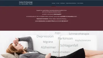 Website Screenshot: Neurologe Dr. Benedikt Piatti Wien / Mistelbach - Neurologe Wien - Neurologe Wien Dr. Piatti - Date: 2023-06-26 10:26:35