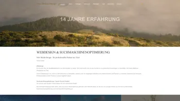 Website Screenshot: New Media Design - Willkommen: New Media Webdesign Tirol - - Date: 2023-06-23 12:07:55