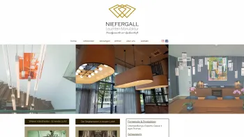 Website Screenshot: Niefergall Leuchten Manufaktur - Sonderleuchten | Niefergall Leuchten Manufaktur | Trumau - Date: 2023-06-23 12:07:55