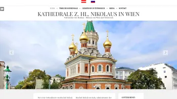 Website Screenshot: Kathedrale zum hl. Nikolaus in Wien - LIGHT BLOG Free Joomla 3 Responsive Template - Date: 2023-06-23 12:07:56