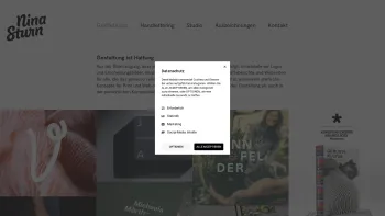 Website Screenshot: Nina Sturn Grafikdesign - Nina Sturn | Studio für Designkommunikation in Vorarlberg - Date: 2023-06-23 12:07:58
