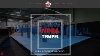 Website Screenshot: Bock\'s Ninja-Tempel GmbH - HOME - Ninja Tempel Wiener Neustadt - Date: 2023-07-04 11:49:08