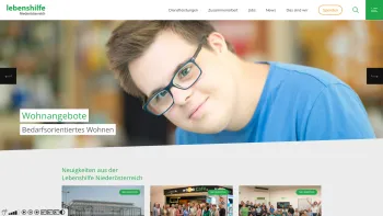 Website Screenshot: Lebenshilfe Niederösterreich - Lebenshilfe - Lebenshilfe Niederösterreich - Date: 2023-06-23 12:07:58