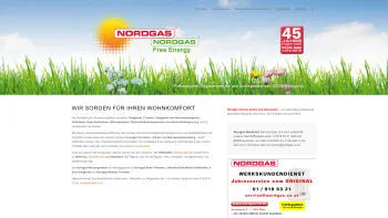 Website Screenshot: nordgas heizungs und gasgeraete handelsgesmbh - Nordgas - Date: 2023-06-23 12:08:01