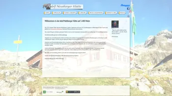 Website Screenshot: Nossberger Hütte - Nossberger Hütte, Nationalpark Hohe Tauern - Date: 2023-06-23 12:08:01