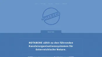 Website Screenshot: NOTABENE Notar Notariatssoftware Kanzleiorganisationssystem compLex Software Notariat Notariatskammer Aktenverwaltung - Notabene - Date: 2023-06-23 12:08:01