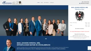 Website Screenshot: Notariat Dr. Wolfgang Gebetsberger - Öffentlicher Notar in Vöcklabruck | Mag. Johann Herzog, MBL - Date: 2023-06-15 16:02:34