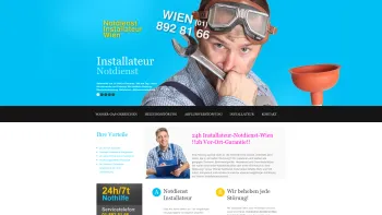 Website Screenshot: Notdienst Installateur Wien INEX Installateur Express GmbH - Notdienst Installateur Wien | Heizungsstörung, Wasserrohrbruch, Abflussverstopfung - Date: 2023-06-15 16:02:34