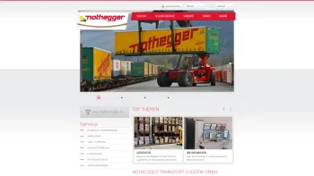 Website Screenshot: Nothegger Transport Logistik - Nothegger Transport Logistik GmbH - Startseite - Date: 2023-06-14 10:44:10