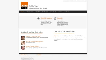 Website Screenshot: Obad Beschriftungen Ges.m.b.H - obad.at - Date: 2023-06-23 12:08:04