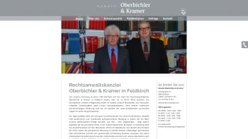 Website Screenshot: Rechtsanwälte Dr Andreas Oberbichler u Dr Michael Kramer - Rechtsanwaltskanzlei Oberbichler & Kramer in Feldkirch - Date: 2023-06-23 12:08:04