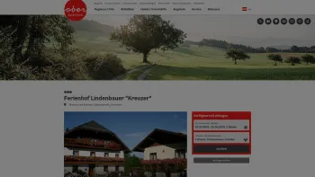 Website Screenshot: Ferienhof Kreuzer Fam Urlaub Oberösterreich Tourismusinformationen aus Oberösterreich - Urlaub auf dem Bauernhof am Attersee mit eigenem Badeplatz - Date: 2023-06-23 12:08:08