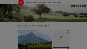 Website Screenshot: Gemeindeamt Urlaub Oberösterreich Tourismusinformationen aus Oberösterreich - Vorderstoder - Oberösterreich - Pyhrn-Priel - Date: 2023-06-23 12:08:11