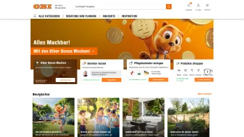 Website Screenshot: OBI Bau & Heimwerkermärkte Systemzentrale GmbH - OBI Baumarkt & Online-Shop - alles für Heim, Haus, Garten und Bau - Date: 2023-06-15 16:02:34