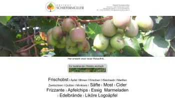 Website Screenshot: Obsthof Schiefermüller - Obsthof Schiefermüller - Intro - Date: 2023-06-15 16:02:34