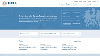 Website Screenshot: Österreichische ÖBFA - OeBFA - Österreichische Bundesfinanzierungsagentur - Date: 2023-06-23 12:08:14