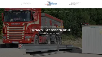 Website Screenshot: Karl Öllinger GmbH - Waagen | Industrie | Baugewerbe | Eichdienst | Linz | OÖ - Date: 2023-06-23 12:08:17
