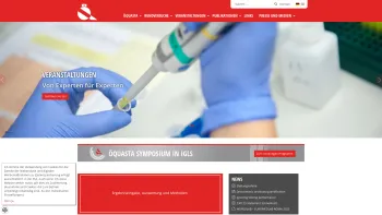 Website Screenshot: Öquasta Österr Ges f Qualitätssicherung u Standardisierung med diagnost redirect.html - ÖQUASTA - Home - Date: 2023-06-15 16:02:34