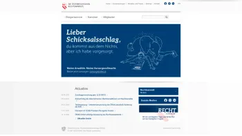 Website Screenshot: Österreichischer Rechtsanwaltskammertag - Österreichischer Rechtsanwaltskammertag - rechtsanwaelte.at - Date: 2023-06-23 12:08:17