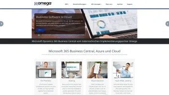 Website Screenshot: Omega Solutions Software GmbH - ERP, Microsoft Dynamics 365 Business Central für KMU, Kauf-, Hosting- und Cloud Lösungen sowie komplettes Dienstleistungspaket, Wartung | Omega - - Date: 2023-06-23 12:08:20