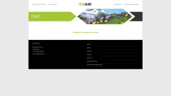 Website Screenshot: one auer. Kommunikation im Tourismus - oneauer. – Tourismus- und Medienlounge - Date: 2023-06-23 12:08:20