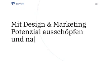 Website Screenshot: onpavo - onpavo | Agentur für Design & Marketing | weil es funktioniert - Date: 2023-06-15 16:02:34