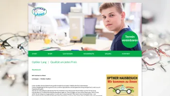 Website Screenshot: Optik Optiker Lang Emmerich Augenoptik Augenoptiker 2020 Hollabrunn 2000 Stockerau Brille Brillen Fachberatung Aktion Aktionen Mar - Optiker Lang | Hollabrunn, Stockerau - Date: 2023-06-23 12:08:25