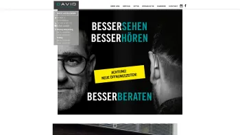 Website Screenshot: DAVID SEHEN & HÖREN, Vonier OG - DAVID Sehen & Hören | Vonier - Date: 2023-06-23 12:08:24