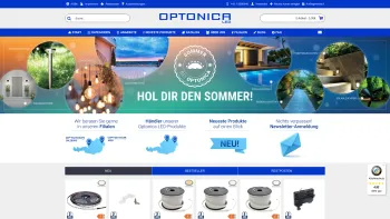 Website Screenshot: OPTONICA LED GMBH - Optonica LED Shop: Topauswahl an LED Beleuchtung & Zubehör - Date: 2023-06-23 12:08:25
