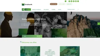 Website Screenshot: ORABANK INTERNATIONAL - Orabank | Un partenaire à votre écoute - Date: 2023-06-15 16:02:34