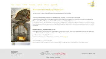 Website Screenshot: Orgelbau Hitsch Salzburg Elsbethen - Home - Orgelbau Hitsch - Date: 2023-06-23 12:08:25