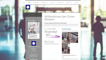 Website Screenshot: Orion Messe u AusstellungsgesmbH Co www.wisa-messe.at - ORION Messen - Orion - Messen - Date: 2023-06-14 10:44:15