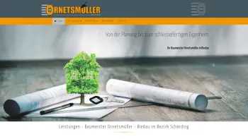 Website Screenshot: ORNETSMÜLLER Bau GmbH +43(0)7764 61028 - Home - Date: 2023-06-23 12:08:25