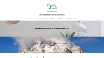 Website Screenshot: Ortnerhof Herbert Raninger - Ortnerhof-ennstal - Date: 2023-06-23 12:08:28