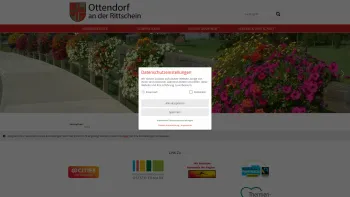 Website Screenshot: Gemeinde Ottendorf an der Rittschein - Ottendorf an der Rittschein - GEM2GO WEB - Home - Date: 2023-06-23 12:08:28